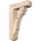 Ekena Millwork Olympic Craftsman Smooth Bracket w/ Offset Brace, Douglas Fir, 7 1/2"W x 26"D x 38"H BKT0806X26X38OLY04SDF - alternate 1